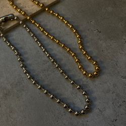 ー8ミリボールチェーンネックレスー　ボールチェーン　ボールチェーンネックレス　サージカルステンレス　チェーンネックレス 13枚目の画像