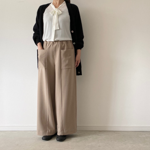 ベージュ ワイドパンツ コットン 楽天市場】[ パンツ ワイド レディース 綿 ] コットン100
