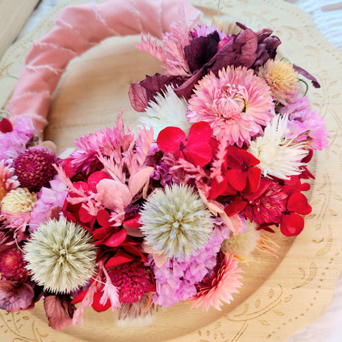 rp Lsizeナチュラルハーフリース アンティーク ボタニカル ドライ