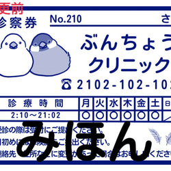 おくすりがま口オプション 名入れ・クリニック名等変更について 4枚目の画像