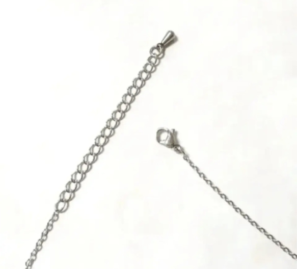 スモーキークォーツの一粒ピアスとネックレスの2点セット　サージカルステンレス　金アレ対応　つけっぱなしOK　天然石　小粒 11枚目の画像