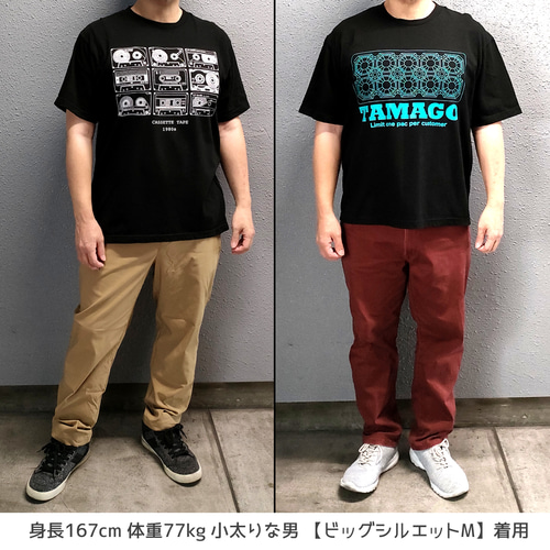 カセットテープ】Tシャツ S/M/L ＆ ビッグシルエット 大きい