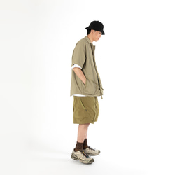 TMCAZ Detachable Jinbei Jacket[Khaki]可拆卸衣袖甚平夾克 第15張的照片