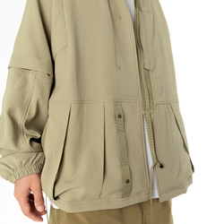 TMCAZ Detachable Jinbei Jacket[Khaki]可拆卸衣袖甚平夾克 第6張的照片