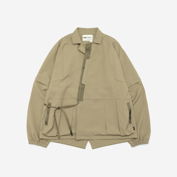 TMCAZ Detachable Jinbei Jacket[Khaki]可拆卸衣袖甚平夾克 第18張的照片