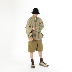 TMCAZ Detachable Jinbei Jacket[Khaki]可拆卸衣袖甚平夾克 第12張的照片