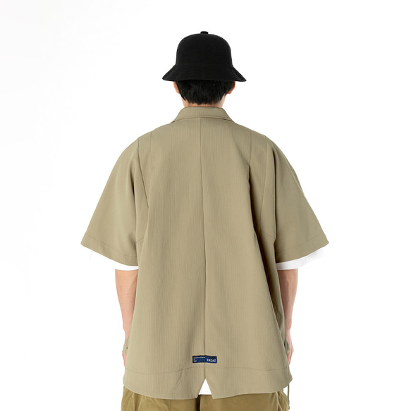 TMCAZ Detachable Jinbei Jacket[Khaki]可拆卸衣袖甚平夾克 第8張的照片