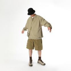 TMCAZ Detachable Jinbei Jacket[Khaki]可拆卸衣袖甚平夾克 第11張的照片