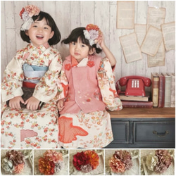 4color)和装ブーケヘッドドレス 】ヘッドドレス フラワー 七五三