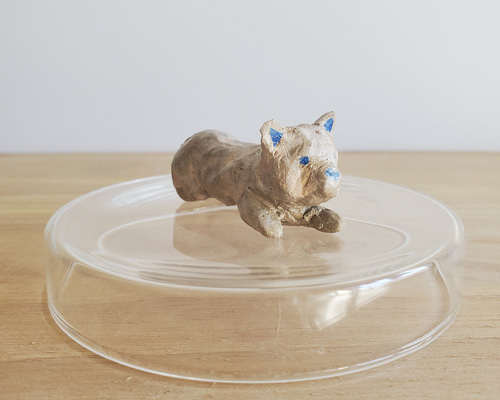 ●【2510】176.ふせ犬、ナマケモノ…備前焼 ○【2510】176.ふせ犬、ナマケモノ…備前焼