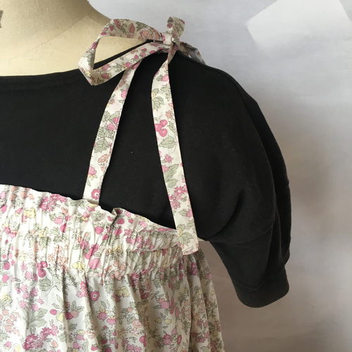 着こなし2WAY✴︎素敵ティアード&大人可愛いジャンバースカート  