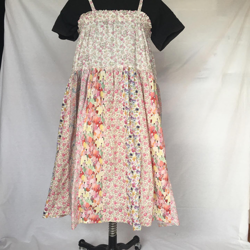 着こなし2WAY✴︎素敵ティアード&大人可愛いジャンバースカート  