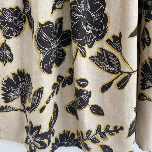 MARNI コットンリネン フレアスカート 花柄 ボタニカル 2017