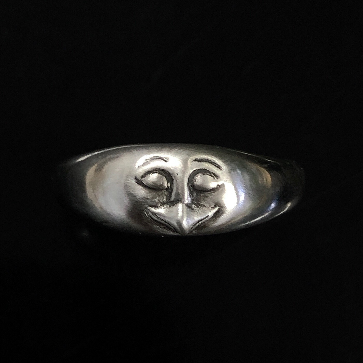 NO.6 MOM　～シルバー925＊銀ゆび村『 顔る月型甲丸 』 ～ 16,478円