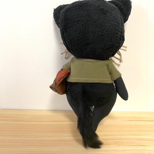 Imda 30cmドール ネコニットセット(黒) 0_9b17f1a52377942027d2d7b42c86