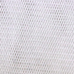 パワーネット（チュール）ニット生地　オフ白　（約105ｃｍ×約50ｃｍ）　【ハンドメイドのための小さな布】　la780 4枚目の画像