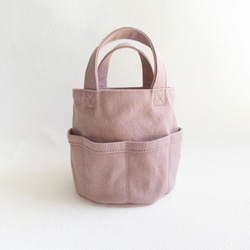 受注生産・ツールバッグ　お裁縫かばん　ビンテージピンク色 2枚目の画像