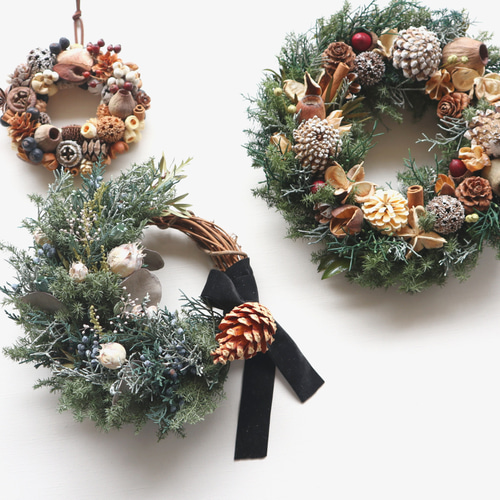 針葉樹のリース～クリスマス～ リース viento 通販｜Creema(クリーマ  