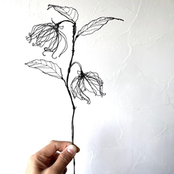 受注制作】ボタニカルリース ワイヤーアート ワイヤークラフト リース