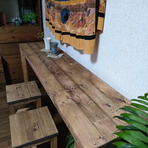 アンティーク＆男前】120×36×70 カウンターテーブル《ジャコビーン 