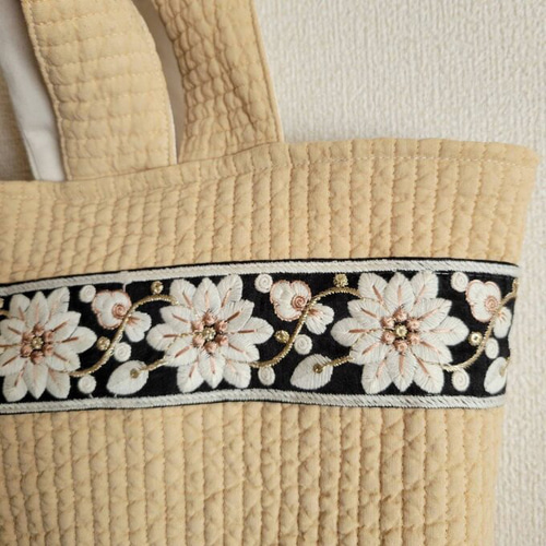 インド刺繍 ヌビバッグ トートバッグ 2way 通勤 通学 マザーズ トート