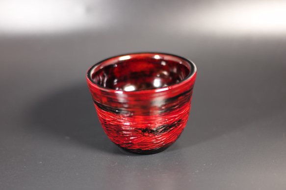 Urushi Bowl  綿糸巻赤漆白漆黒漆溜塗 7枚目の画像