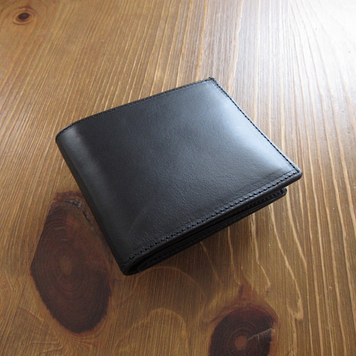 黒レザー 二つ折り財布 PRADA プタダ 財布 二つ折り フラップ SAFFIANO METAL 1ML018