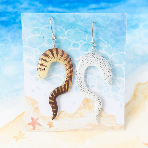 ウツボ&ニセゴイシウツボ＊ピアス/イヤリング ピアス（フック