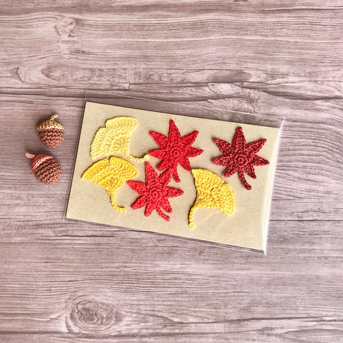 小さな紅葉つめ合わせ［8枚セット］ その他インテリア雑貨 zaika