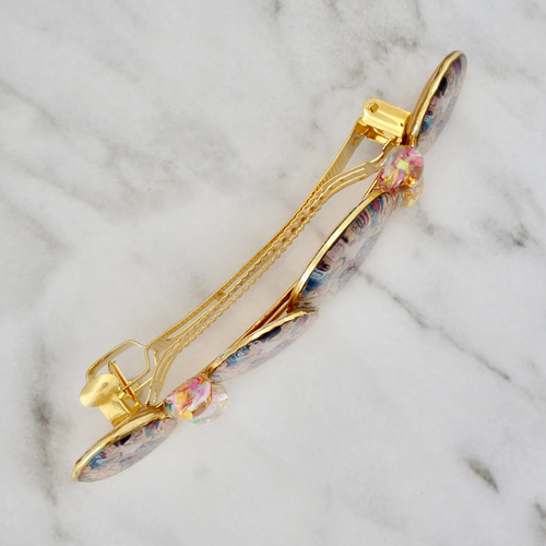 クリムト展】扇を持つ女性〔絵画アクセサリーセット〕 ピアス