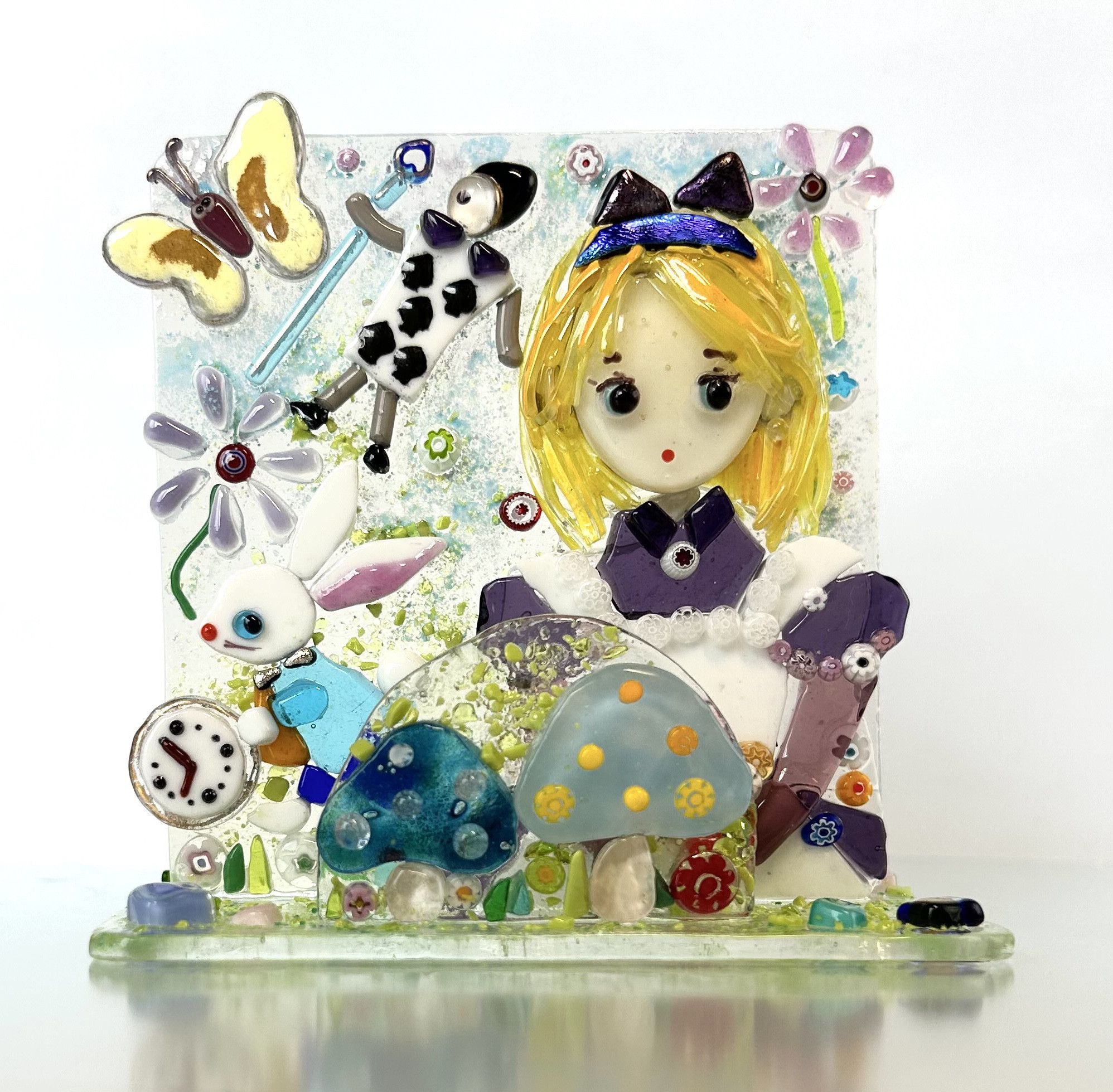 イルカ オブジェ ポン【美品】formia社ベネチアンガラスアート