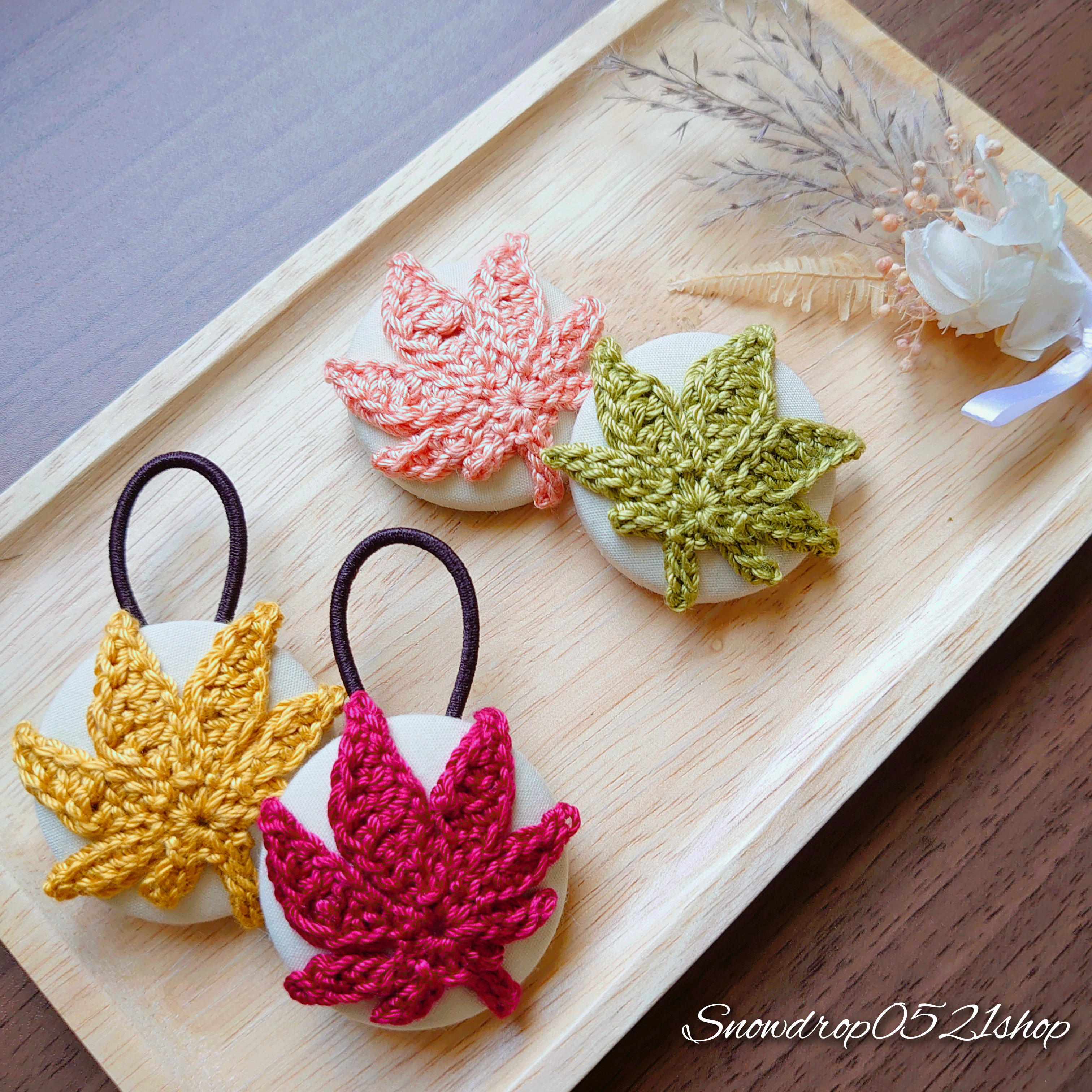 mooharu様専用 2コ】あき様専用ページ♡ベビーヘアクリップ・ヘアゴム