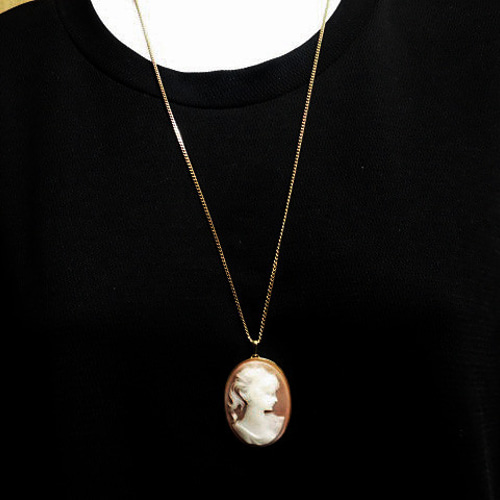 天然石 カメオ ネックレス(ペンダント) 230908869 ネックレス