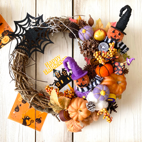 わちゃわちゃHAPPY͙ハロウィンリースAタイプ リース Rosa Cherry 通販