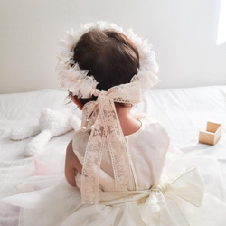 花かんむり花冠ハーフバースデー誕生日結婚式ベビークラウン髪飾り