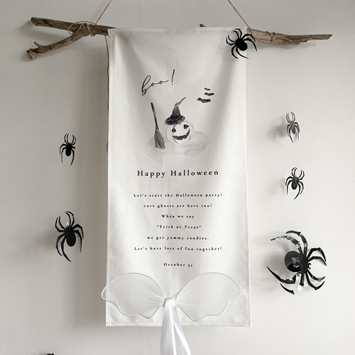 T029 【 Happy Halloween tapestry Type-B 】送料無料 タペストリー 