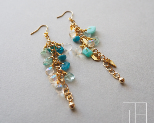 天金地火木土天冥海のピアス 水金地火木土天冥海 kizamiピアス 直径2.5cm - メルカリ