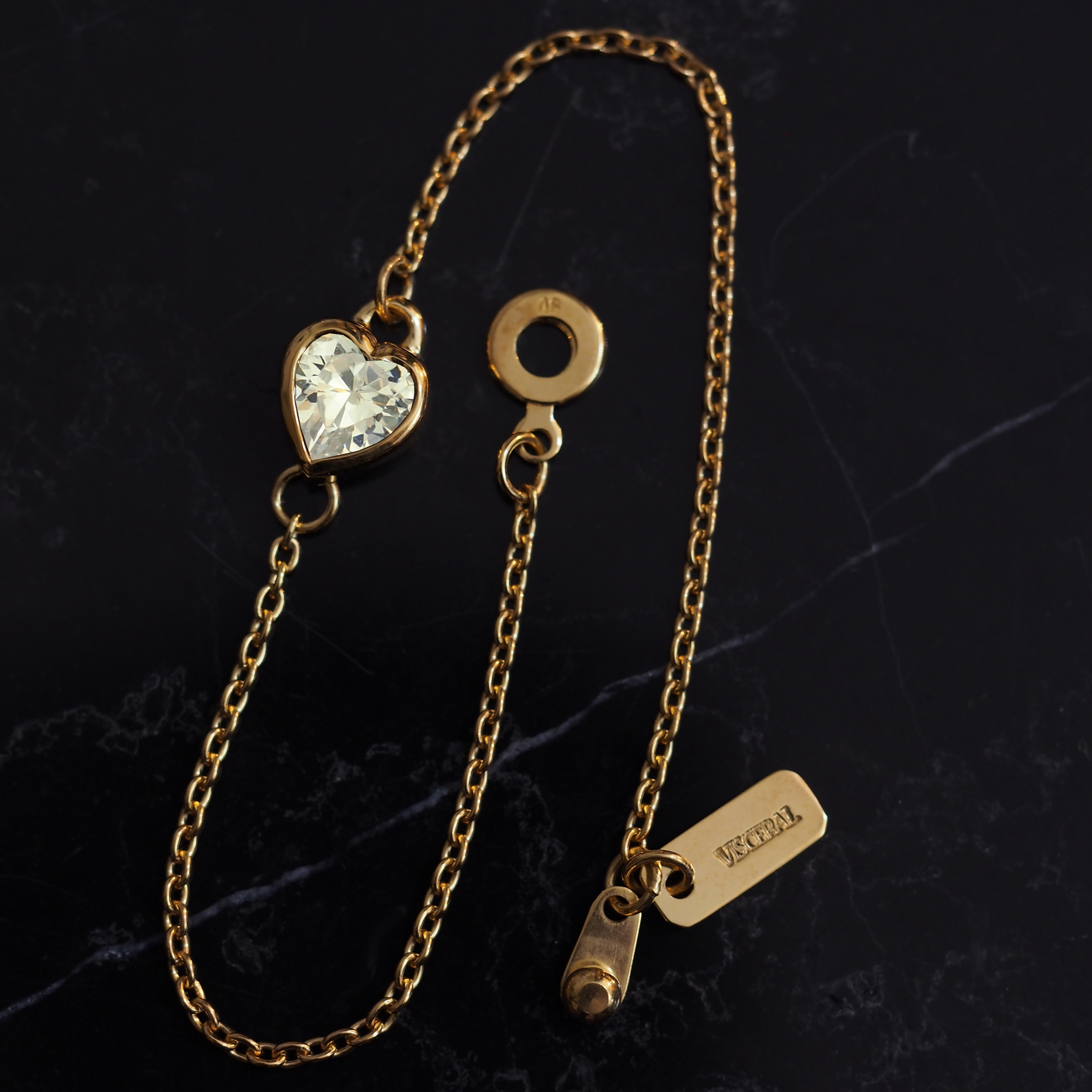 Heart Cocktail Gold Bracelet