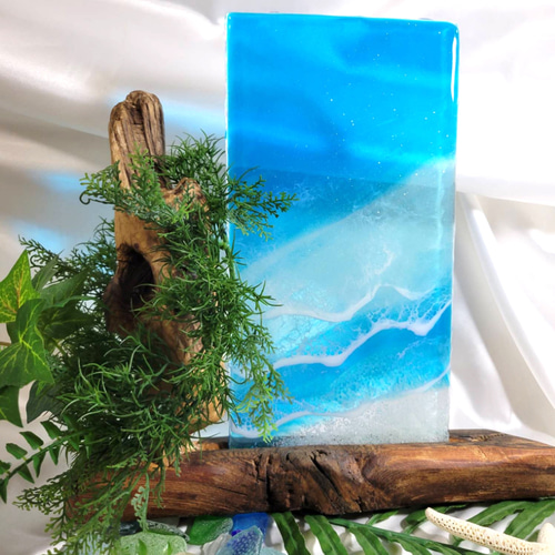 レジンアート 流木レジンアート オーシャンアート インテリアアート 海