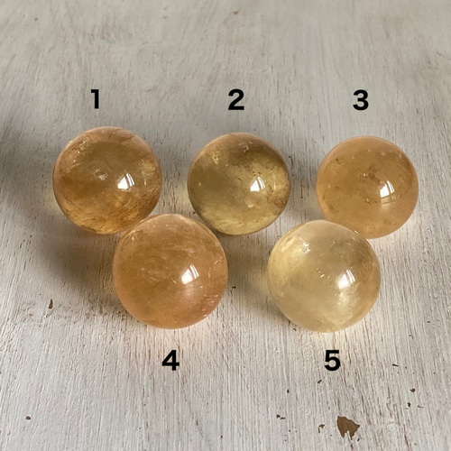 メキシコ産 ゴールデンカルサイト 丸玉 スフィア 約23o 天然石