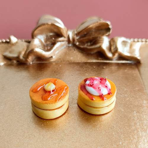こだわりの パンケーキ （ピアス / イヤリング/ストラップ