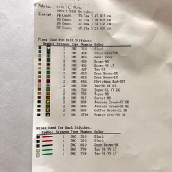 クロスステッチ刺繍キット UMA 4枚目の画像