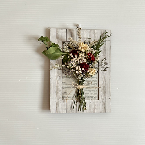 ドライフラワー薔薇の花束インテリア(壁掛け) ドライフラワー Rest