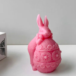 うさぎ　ウサギ　シリコンモールド　シリコン　モールド　キャンドルモールド　キャンドル　レジン　アロマストーン　型　韓国 3枚目の画像