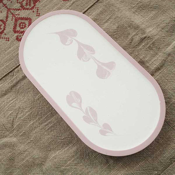 ジェスモナイト/アクセサリー 収納/淡色雑貨/トレイ 汗ばめ 