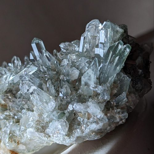 Needle Quartz】ニードルクォーツ｜クローライト（緑泥石）｜Kashgar