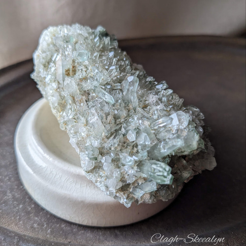 ニードルinクオーツ 品質良 Needle Quartz】ニードルクォーツ｜クローライト（緑泥石
