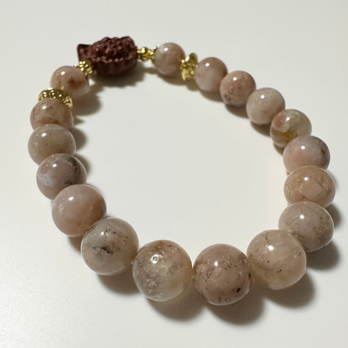 ピンクアラシャンシリカ 蓮 アラシャン瑪瑙 ブレスレット HALEA