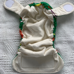0ヶ月〜  布おむつ カバー（透湿防水布入り）コットンフランネル ダブルガーゼ おむつなし育児 布おむつ 6枚目の画像