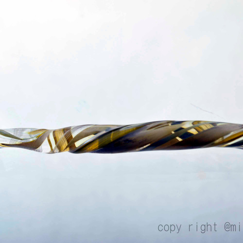 ○作家創作*新作アート○ガラスペン 細密インク吸収10の溝 11285-487